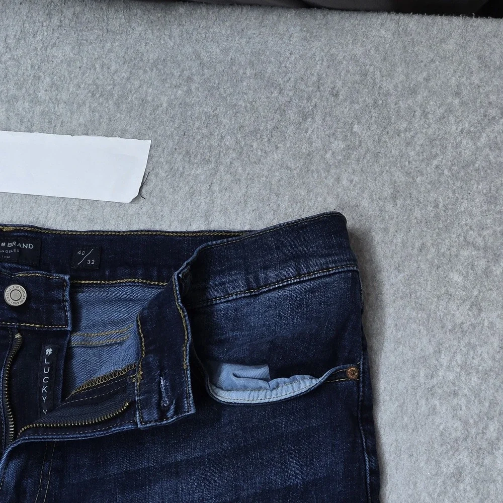 Lucky Brand Men Jeans‎ 40X32 Blue Denim 410 Athletic Straight 31
